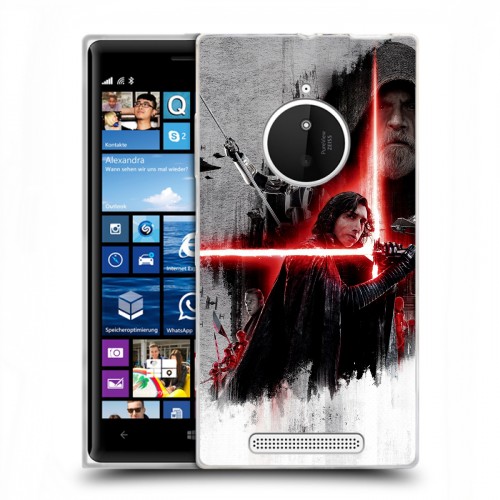 Дизайнерский пластиковый чехол для Nokia Lumia 830 Star Wars : The Last Jedi