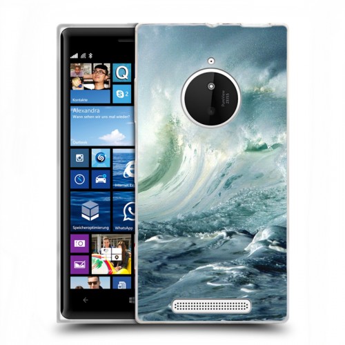 Дизайнерский пластиковый чехол для Nokia Lumia 830 стихии