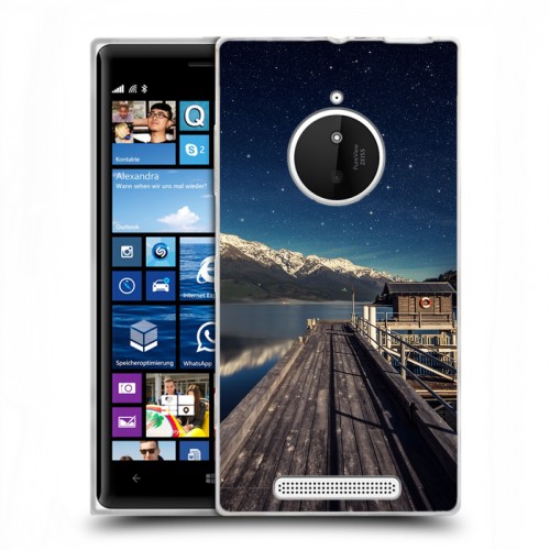 Дизайнерский пластиковый чехол для Nokia Lumia 830 горы