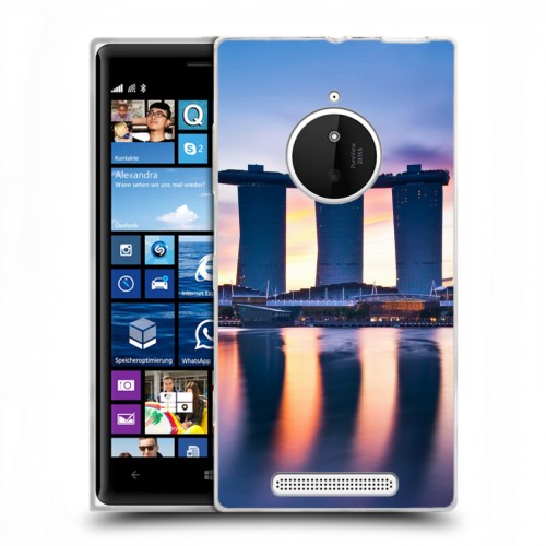 Дизайнерский пластиковый чехол для Nokia Lumia 830 Сингапур