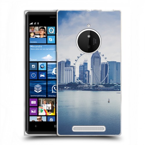 Дизайнерский пластиковый чехол для Nokia Lumia 830 Сингапур