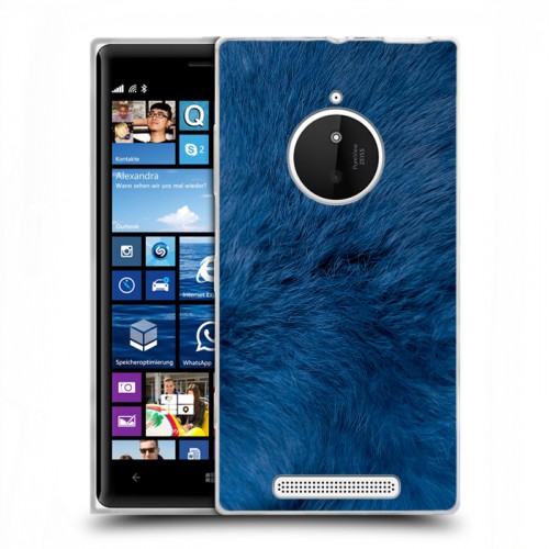 Дизайнерский пластиковый чехол для Nokia Lumia 830 Текстуры мехов