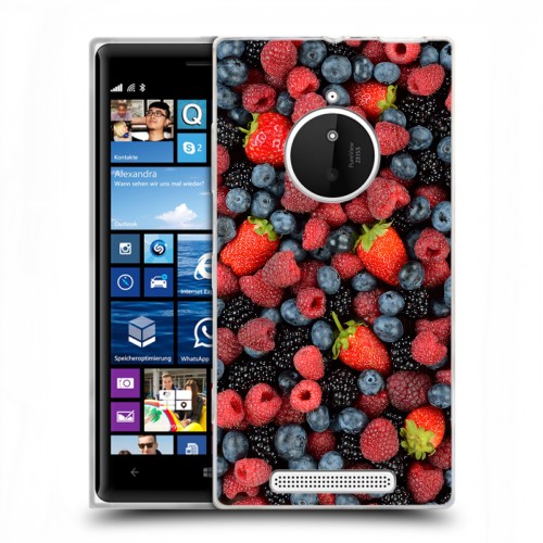 Дизайнерский пластиковый чехол для Nokia Lumia 830 Ягоды
