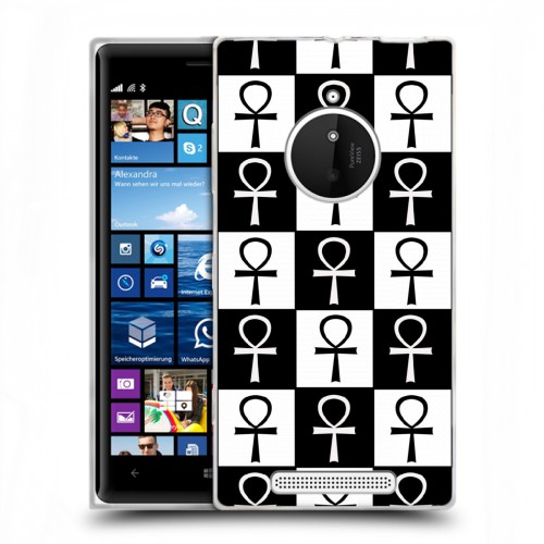 Дизайнерский пластиковый чехол для Nokia Lumia 830 Мир крестов