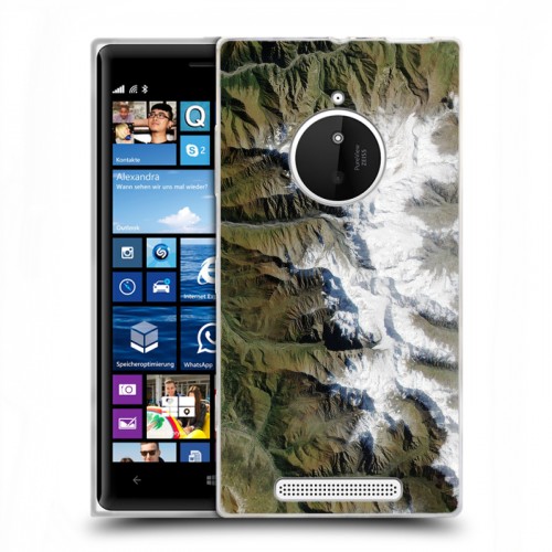 Дизайнерский пластиковый чехол для Nokia Lumia 830 Орбита