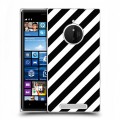 Дизайнерский пластиковый чехол для Nokia Lumia 830 Черно-белые фантазии