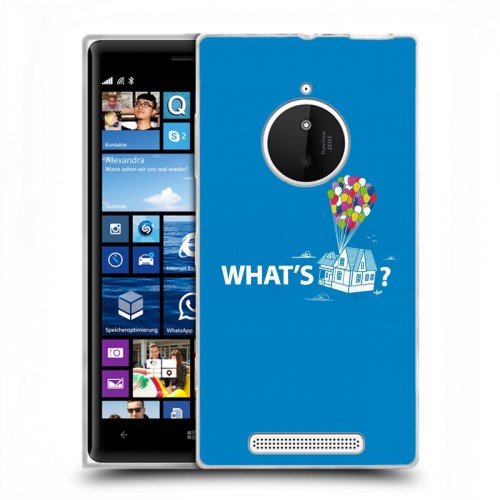 Дизайнерский пластиковый чехол для Nokia Lumia 830 Вверх