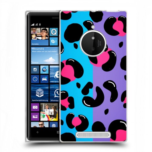 Дизайнерский пластиковый чехол для Nokia Lumia 830 Узоры шкур
