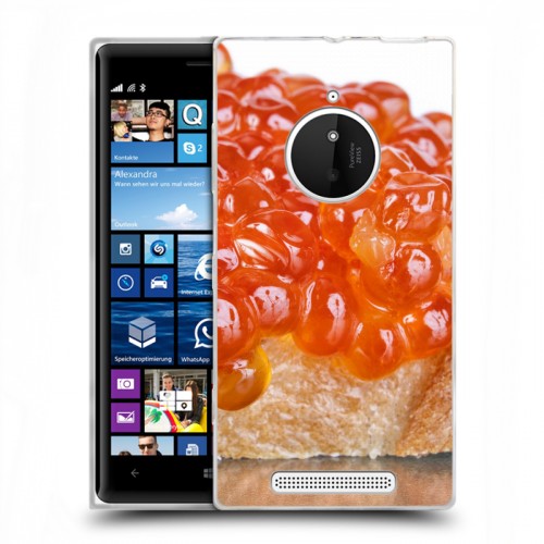 Дизайнерский пластиковый чехол для Nokia Lumia 830 Икра