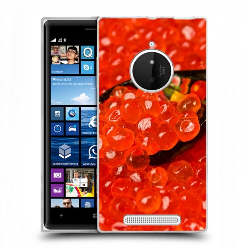 Дизайнерский пластиковый чехол для Nokia Lumia 830 Икра