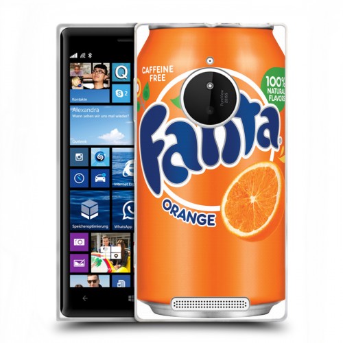 Дизайнерский пластиковый чехол для Nokia Lumia 830 Fanta