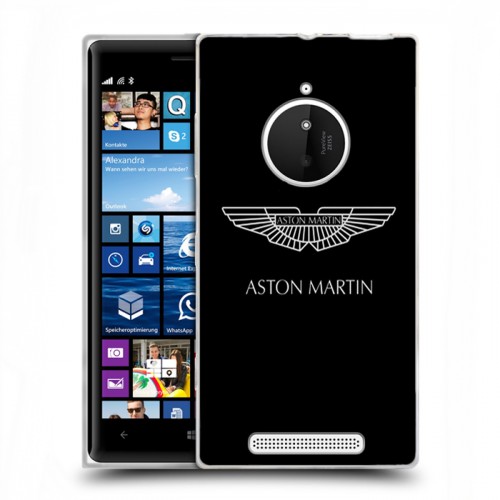 Дизайнерский пластиковый чехол для Nokia Lumia 830 Aston Martin