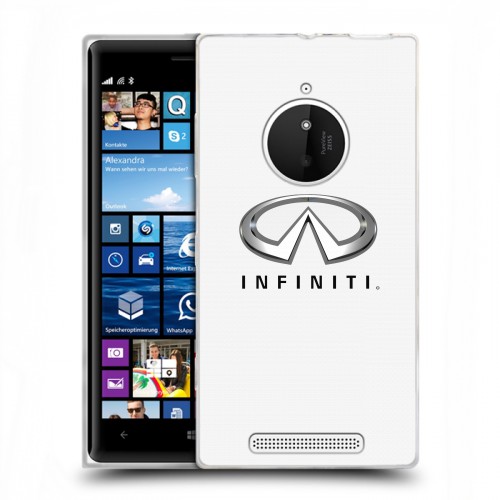 Дизайнерский пластиковый чехол для Nokia Lumia 830 Infiniti