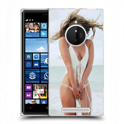 Дизайнерский пластиковый чехол для Nokia Lumia 830 Дженнифер Лопес