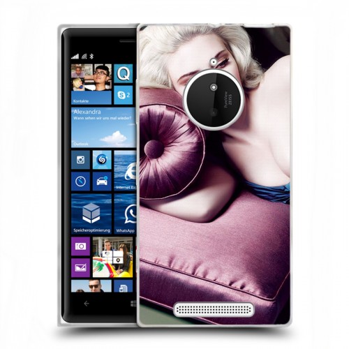 Дизайнерский пластиковый чехол для Nokia Lumia 830 Скарлет Йохансон