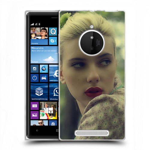 Дизайнерский пластиковый чехол для Nokia Lumia 830 Скарлет Йохансон