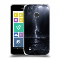Дизайнерский пластиковый чехол для Nokia Lumia 530 Молния