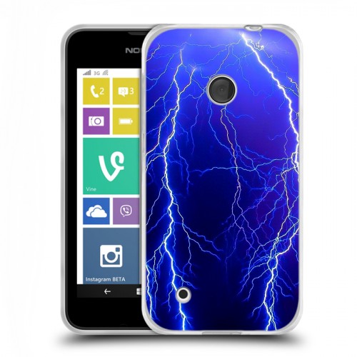 Дизайнерский пластиковый чехол для Nokia Lumia 530 Молния
