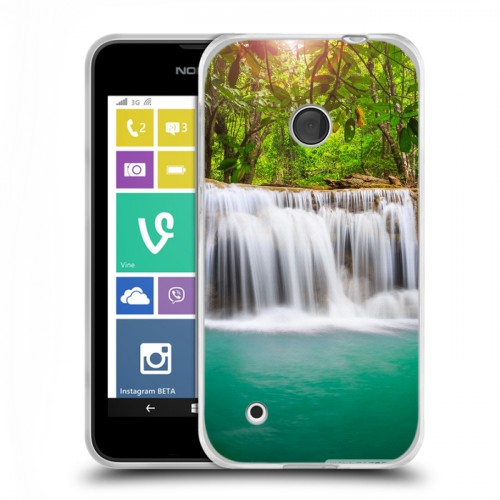 Дизайнерский пластиковый чехол для Nokia Lumia 530 Водопады