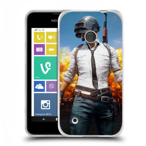 Дизайнерский пластиковый чехол для Nokia Lumia 530 PLAYERUNKNOWN'S BATTLEGROUNDS