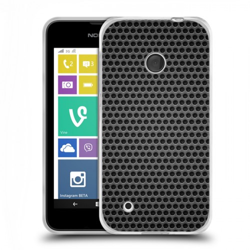 Дизайнерский пластиковый чехол для Nokia Lumia 530 Абстракции Сетка