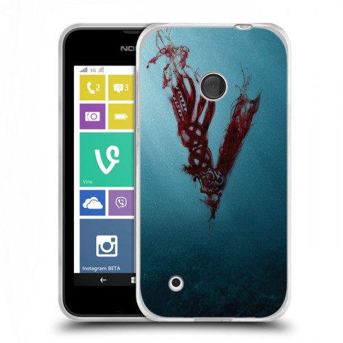 Дизайнерский пластиковый чехол для Nokia Lumia 530 викинги