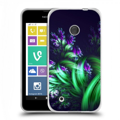 Дизайнерский пластиковый чехол для Nokia Lumia 530 Абстракции Фрактал
