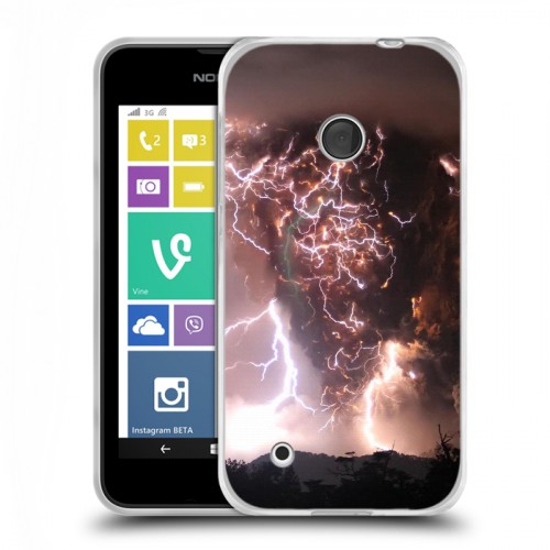 Дизайнерский пластиковый чехол для Nokia Lumia 530 молния
