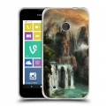 Дизайнерский пластиковый чехол для Nokia Lumia 530 водопады