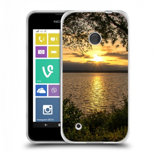 Дизайнерский пластиковый чехол для Nokia Lumia 530 Закат