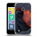 Дизайнерский пластиковый чехол для Nokia Lumia 530 вулкан