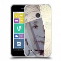 Дизайнерский пластиковый чехол для Nokia Lumia 530 Альберт Эйнштейн