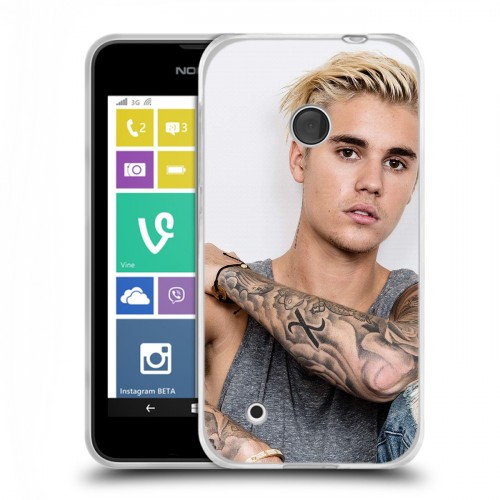 Дизайнерский пластиковый чехол для Nokia Lumia 530 Джастин Бибер