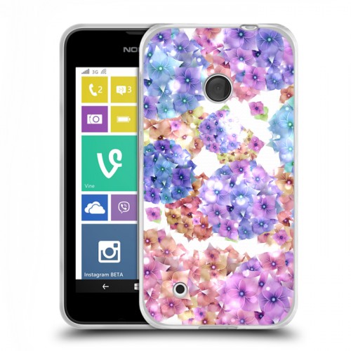 Дизайнерский пластиковый чехол для Nokia Lumia 530 Органические цветы