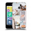 Дизайнерский пластиковый чехол для Nokia Lumia 530 Коллаж