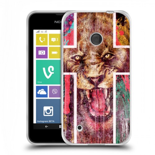 Дизайнерский пластиковый чехол для Nokia Lumia 530 Ярость и кресты