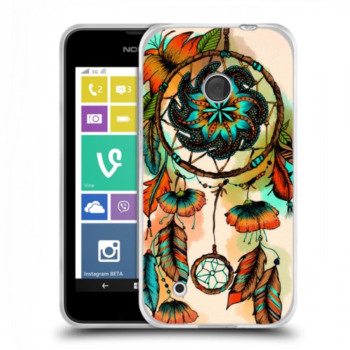 Дизайнерский пластиковый чехол для Nokia Lumia 530 Акварельные обереги