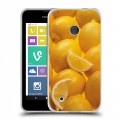 Дизайнерский пластиковый чехол для Nokia Lumia 530 Фрукты текстуры