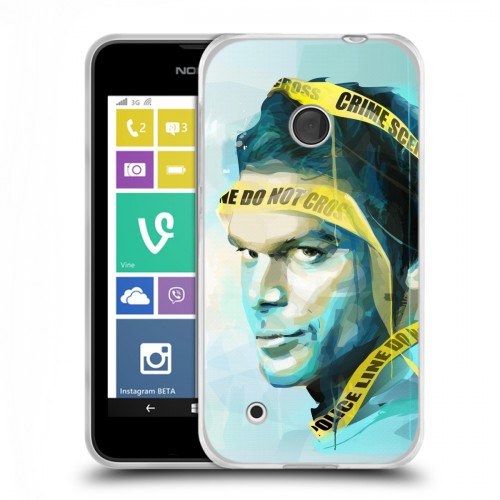 Дизайнерский пластиковый чехол для Nokia Lumia 530 Декстер
