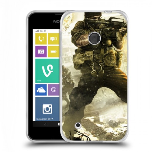 Дизайнерский пластиковый чехол для Nokia Lumia 530 Call of duty