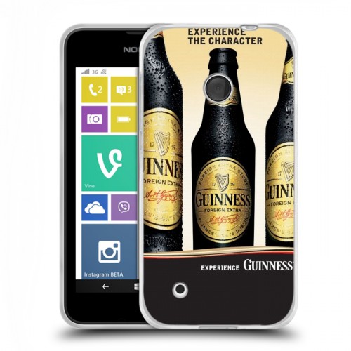 Дизайнерский пластиковый чехол для Nokia Lumia 530 Guinness