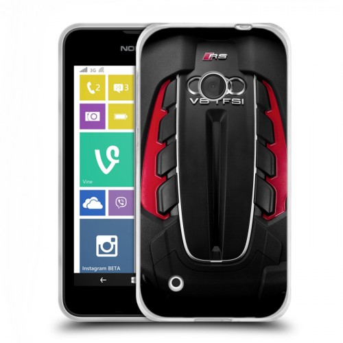 Дизайнерский пластиковый чехол для Nokia Lumia 530 Audi