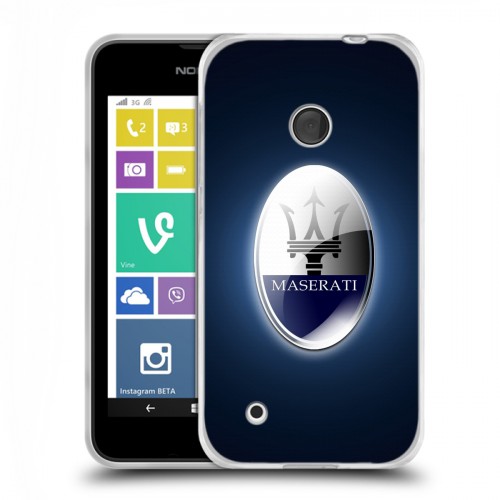 Дизайнерский пластиковый чехол для Nokia Lumia 530 Maserati