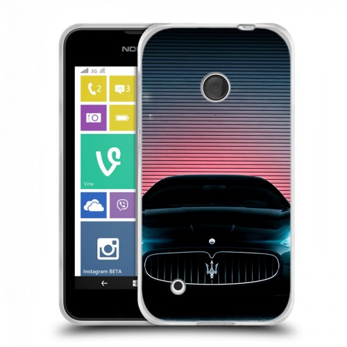 Дизайнерский пластиковый чехол для Nokia Lumia 530 Maserati