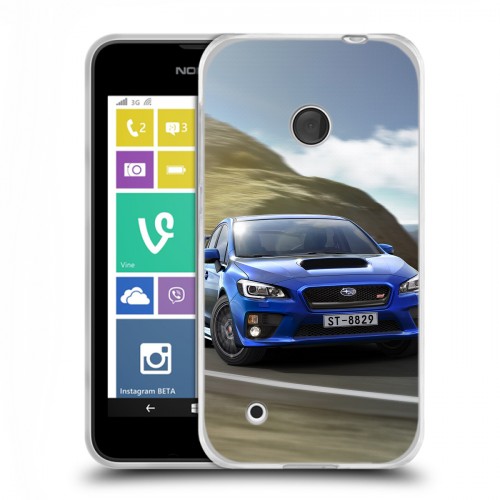 Дизайнерский пластиковый чехол для Nokia Lumia 530 Subaru