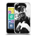 Дизайнерский пластиковый чехол для Nokia Lumia 530 Юрий Гагарин