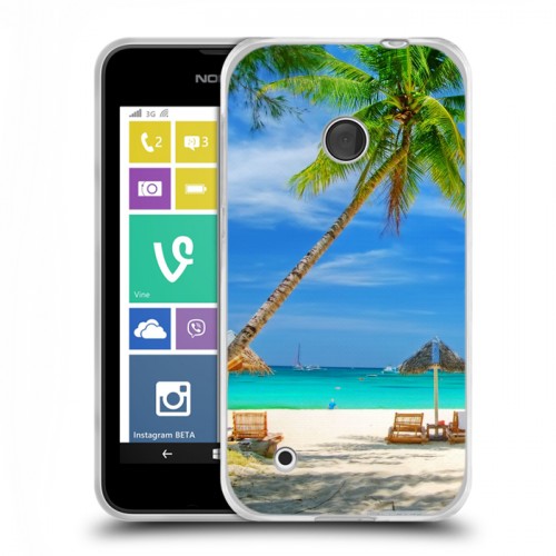 Дизайнерский пластиковый чехол для Nokia Lumia 530 Пляж