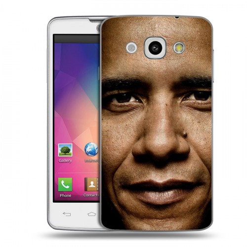 Дизайнерский пластиковый чехол для LG L60 Барак Обама