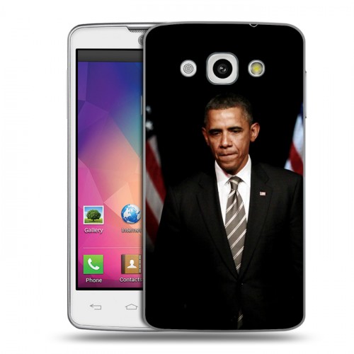 Дизайнерский пластиковый чехол для LG L60 Барак Обама