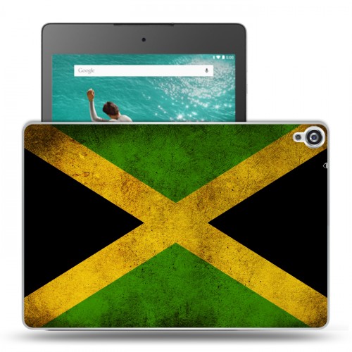 Дизайнерский пластиковый чехол для Google Nexus 9 флаг Ямайки